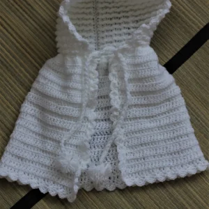 Vestido em crochê — Arco-Íris & Borboletas